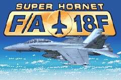 Super Hornet FA 18F Title Screen